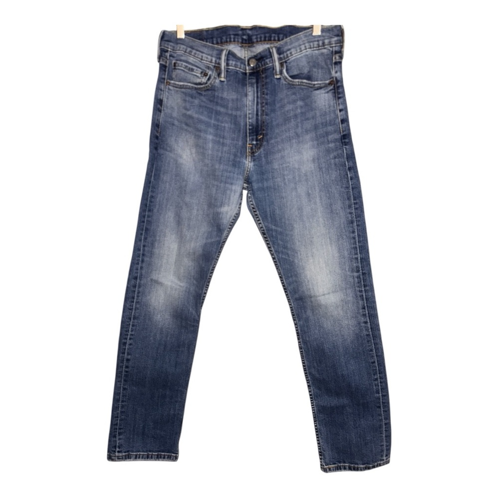 Levi's Men's Denim Blue Straight Jeans - Picture 2 of 9